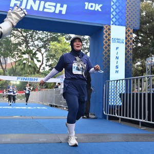 Race photo from KEMLU RUN 2026