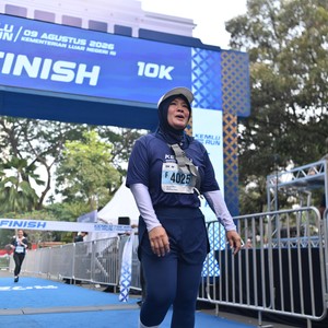 Race photo from KEMLU RUN 2026