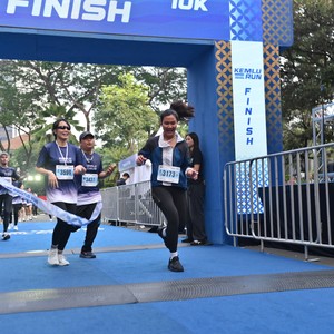 Race photo from KEMLU RUN 2026