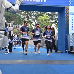 Race photo from KEMLU RUN 2026