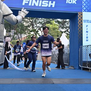 Race photo from KEMLU RUN 2026