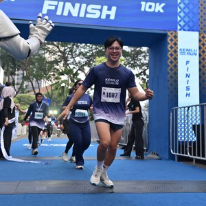 Race photo from KEMLU RUN 2026