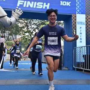 Race photo from KEMLU RUN 2026