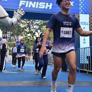 Race photo from KEMLU RUN 2026