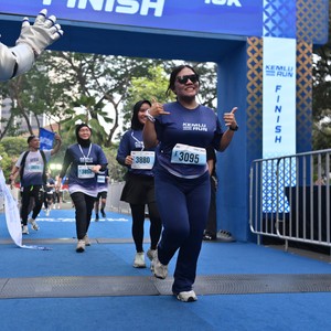 Race photo from KEMLU RUN 2026