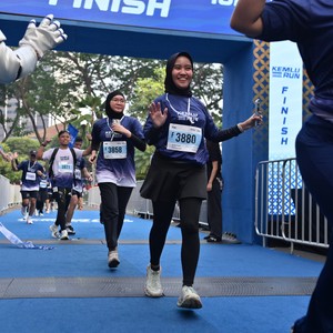 Race photo from KEMLU RUN 2026