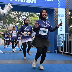 Race photo from KEMLU RUN 2026