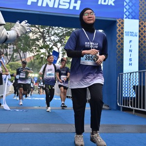 Race photo from KEMLU RUN 2026