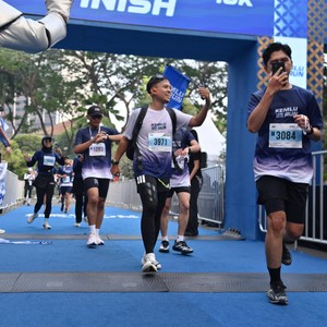 Race photo from KEMLU RUN 2026