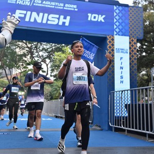 Race photo from KEMLU RUN 2026