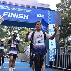 Race photo from KEMLU RUN 2026