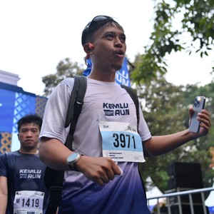 Race photo from KEMLU RUN 2026