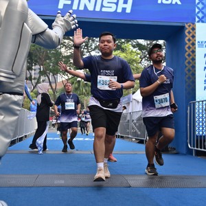 Race photo from KEMLU RUN 2026