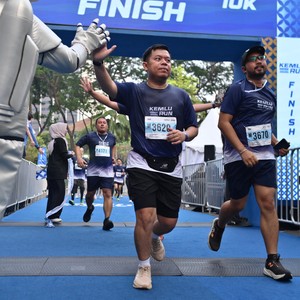 Race photo from KEMLU RUN 2026