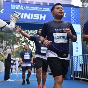 Race photo from KEMLU RUN 2026
