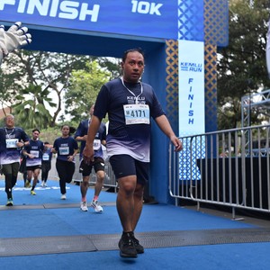 Race photo from KEMLU RUN 2026