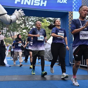 Race photo from KEMLU RUN 2026