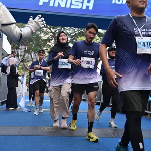 Race photo from KEMLU RUN 2026