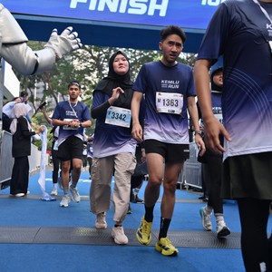 Race photo from KEMLU RUN 2026