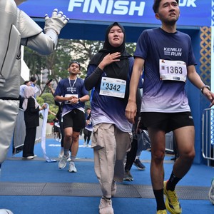 Race photo from KEMLU RUN 2026