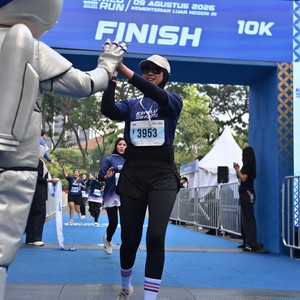 Race photo from KEMLU RUN 2026