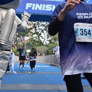 Race photo from KEMLU RUN 2026