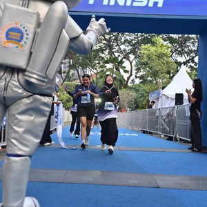 Race photo from KEMLU RUN 2026