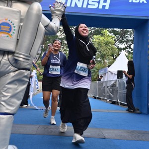 Race photo from KEMLU RUN 2026