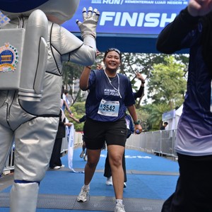Race photo from KEMLU RUN 2026