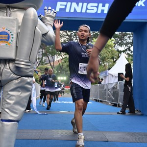 Race photo from KEMLU RUN 2026