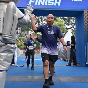 Race photo from KEMLU RUN 2026