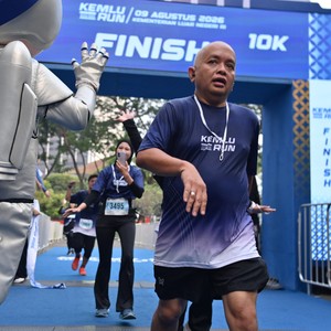 Race photo from KEMLU RUN 2026