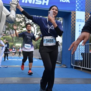 Race photo from KEMLU RUN 2026