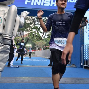 Race photo from KEMLU RUN 2026