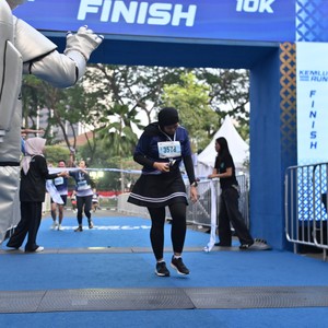 Race photo from KEMLU RUN 2026