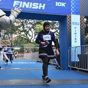 Race photo from KEMLU RUN 2026