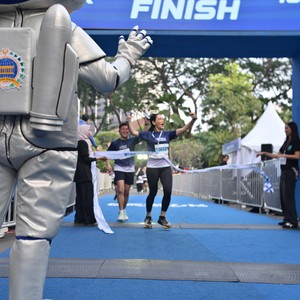 Race photo from KEMLU RUN 2026