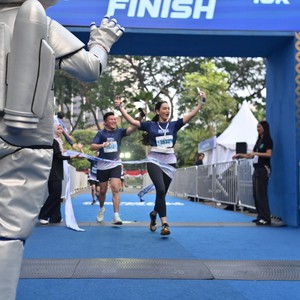 Race photo from KEMLU RUN 2026
