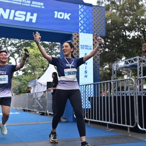 Race photo from KEMLU RUN 2026