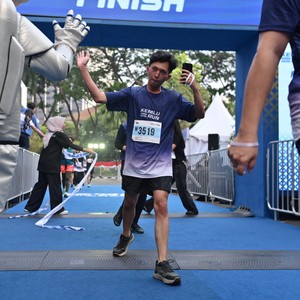 Race photo from KEMLU RUN 2026