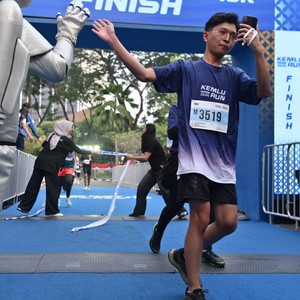 Race photo from KEMLU RUN 2026