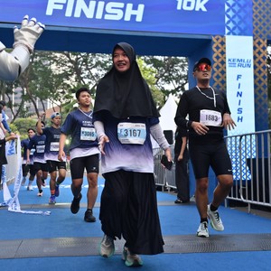 Race photo from KEMLU RUN 2026