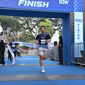 Race photo from KEMLU RUN 2026