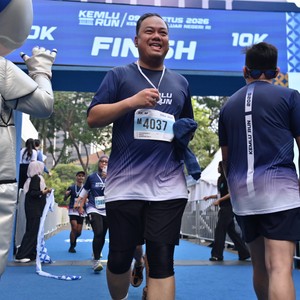Race photo from KEMLU RUN 2026