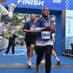 Race photo from KEMLU RUN 2026
