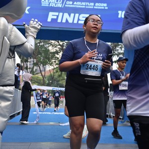 Race photo from KEMLU RUN 2026
