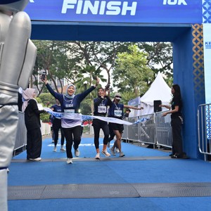 Race photo from KEMLU RUN 2026