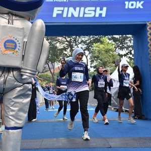 Race photo from KEMLU RUN 2026