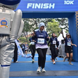 Race photo from KEMLU RUN 2026