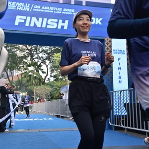 Race photo from KEMLU RUN 2026